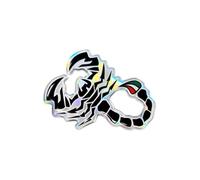 Sticker Autocollant 3d - Italie - Scorpion - 68 X 50 Mm - Résine Transparente - Couleurs Vives