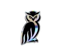 Sticker Autocollant 3d - Oem - Hibou - 33 X 56 Mm - Résistant Aux Uv - Couleurs Vives