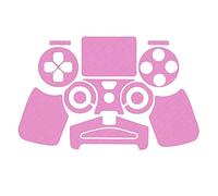 Sticker Autocollant Aspect Carbone 3D Skin pour Manette PS4 Rose