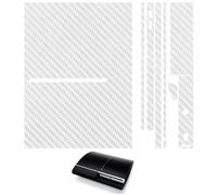 Sticker Autocollant Aspect Carbone 3d Skin Pour Playstation 3 Ps3 Fat Rose