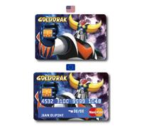 Sticker Autocollant Carte Bancaire - Geek Goldorak 2 - COPPIA - Démarquez-vous en personnalisant votre Carte Bancaire à petit prix - Fabrication Française (Format Europe)