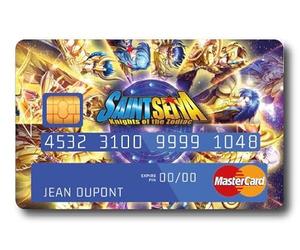 Sticker Autocollant Carte Bancaire - Les chevaliers du zodiaque - COPPIA - Démarquez-vous en personnalisant votre Carte Bancaire à petit prix - Fabrication Française (Format Europe)