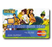 Sticker Autocollant Carte Bancaire - Les mystérieuses cités d'or - COPPIA - Démarquez-vous en personnalisant votre Carte Bancaire à petit prix - Fabrication Française (Format US) (Format Europe)