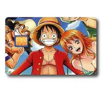 Sticker Autocollant Carte Bancaire - One Piece - COPPIA - Démarquez-vous en personnalisant votre Carte Bancaire à petit prix - Fabrication Française (Format US) (Format US)