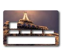 Sticker Autocollant Carte Bancaire - Tour Eiffel - COPPIA - Démarquez-vous en personnalisant votre Carte Bancaire à petit prix - Fabrication Française