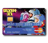Sticker Autocollant Carte Bancaire - Ulysse 31 - COPPIA - Démarquez-vous en personnalisant votre Carte Bancaire à petit prix - Fabrication Française (Format Europe)