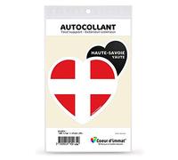 Sticker Autocollant Coeur J'aime la Haute-Savoie - Blason