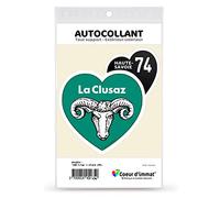 Sticker autocollant Coeur J'aime la Haute-Savoie - La Clusaz