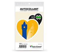 Sticker autocollant Coeur J'aime le Nord-Pas de Calais Dépt - Ch'Ti