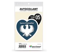 Sticker autocollant Coeur J'aime les Hautes-Alpes - Serre Chevalier