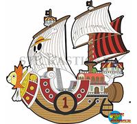 Sticker Autocollant enfant Bateau Pirate 20cm réf 821