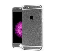 Sticker Autocollant Iphone 8 Intégral Apple Bling Paillettes Strass Diamant Avant/Arrière - Noir