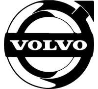 Sticker autocollant logo compatible pour Volvo camion truck decals Ref: v045 (Blanc)