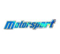 Sticker Autocollant - Motorsport - 3d - Bleu Clair - 98 X 19 Mm - Résistant Uv