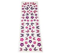 Sticker Autocollants Décoratifs Fleures Et Papillons, Table 48 X 17.5 Cm Multicolore