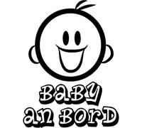 Sticker Baby an bord et cartoon