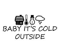 Sticker Baby it's cold outside