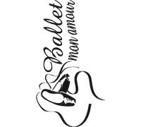 Sticker Ballet mon Amour