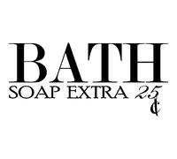 Sticker Bath soap extra