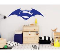 Sticker Batman Vs Superman - Nombreuses tailles et couleurs disponibles