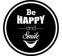 Sticker Be happy and smile