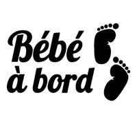 Sticker Bébé à bord design