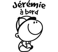 Sticker Bébé à bord Personnalisable garçon