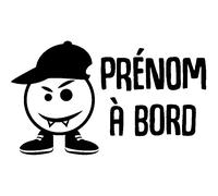 Sticker Bébé à bord personnalisé gangsters