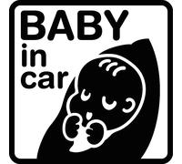 Sticker Bébé nouveau-né dans la voiture