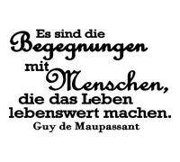 Sticker Begegnungen - Guy de Maupassant