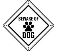 Sticker Beware of dog
