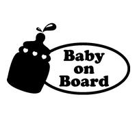 Sticker Biberon Baby on Board