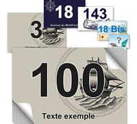 Sticker boite aux lettres - collection marine : À Personnaliser…