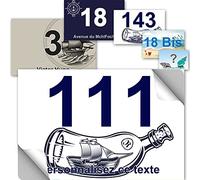 Sticker boite aux lettres - collection marine : À Personnaliser…