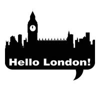 Sticker bonjour Londres!