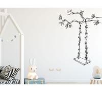 Sticker Branche Balançoire - Nombreuses tailles et couleurs disponibles