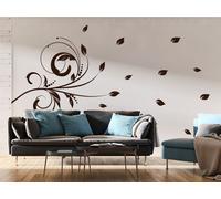 Sticker Branche Floral d'Automne - Nombreuses tailles et couleurs disponibles