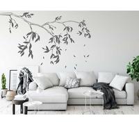 Sticker Branche Florale 3 - Nombreuses tailles et couleurs disponibles