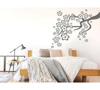 Sticker Branche Marguerites 2 - Nombreuses tailles et couleurs disponibles