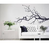 Sticker Branche Oiseaux 5 - Nombreuses tailles et couleurs disponibles