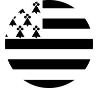 Sticker breizh drapeau bzh 2