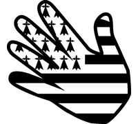 Sticker breizh gants
