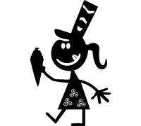 Sticker breizh jeune fille
