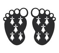 Sticker Breizh pieds d'enfants