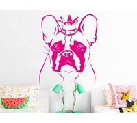 Sticker Bulldog Français - Nombreuses tailles et couleurs disponibles
