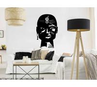 Sticker Buste Homme Africain - Nombreuses tailles et couleurs disponibles