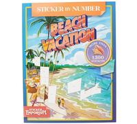 Sticker by Number Beach Vacation