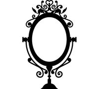 Sticker Cadre baroque pour miroir