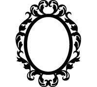 Sticker Cadre style miroir baroque