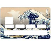 Sticker CB Hokusai, pour carte bancaire, Made in France